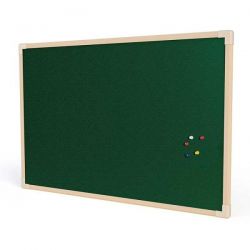 Quadro De Aviso Feltro Madeira Pinus Neo X Cm Stalo Na